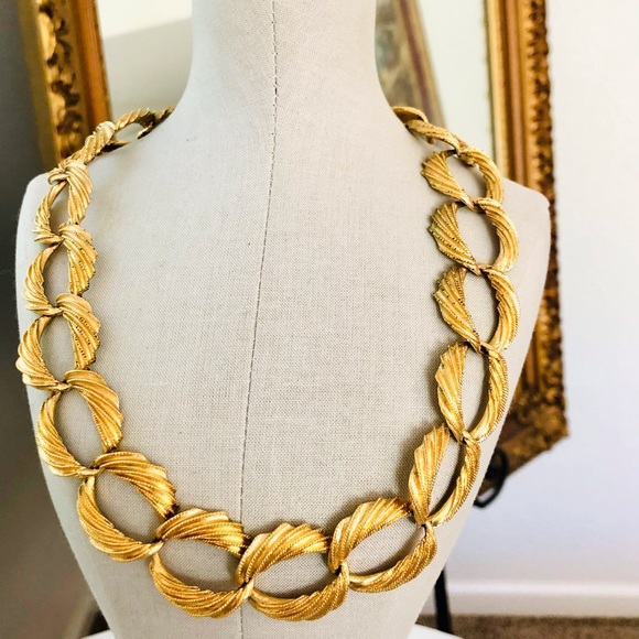 Vintage Napier Chain Link Necklace & Earrings - Picture 14 of 14